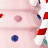 Pink Christmas tree mug - 440 ml