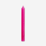 Pink dinner candle - 24 cm