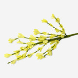 Decoratieve gele bloem - 47 cm