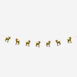 Gold reindeer string lights for home decoration by Flying Tiger Copenhagen, featuring festive reindeer-shaped LED lights.