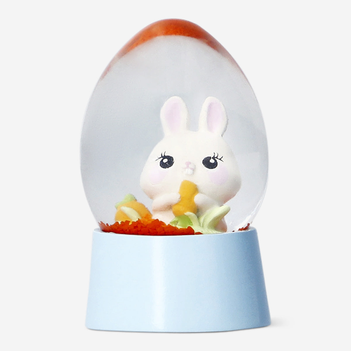 Snow globe with Easter bunny