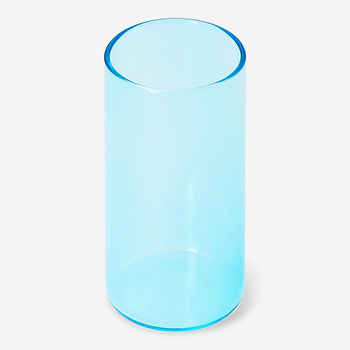 Blue mini vase from Flying Tiger Copenhagen, 8 cm tall, ideal for small floral arrangements or home decor accents.
