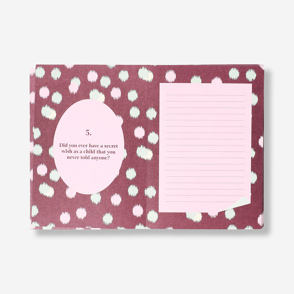 Memory journal for mum by Flying Tiger Copenhagen, elegant office journal with handwritten notes and memory pages.