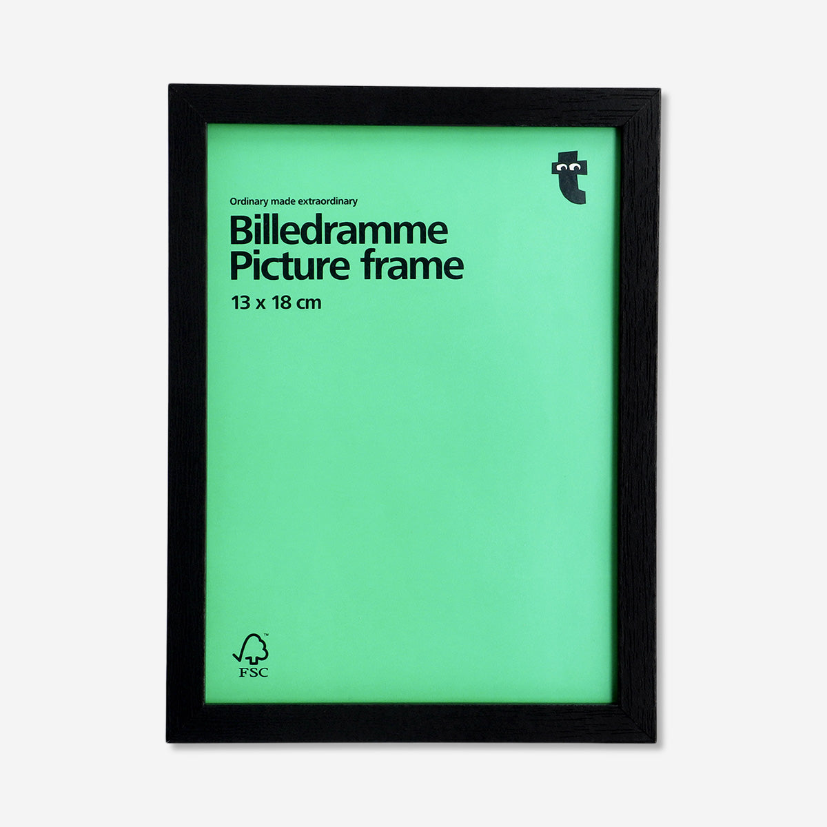 Cornice in legno nero - 13x18 cm