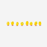 Mini yellow Easter chicks - 8 pcs