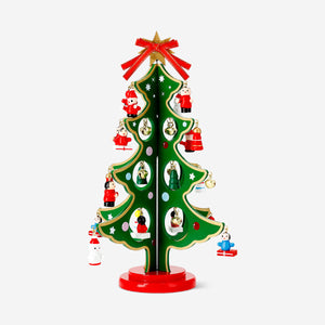 DIY Christmas tree with colorful figures, 28 cm tall, Flying Tiger Copenhagen home decor for festive holiday decoration.