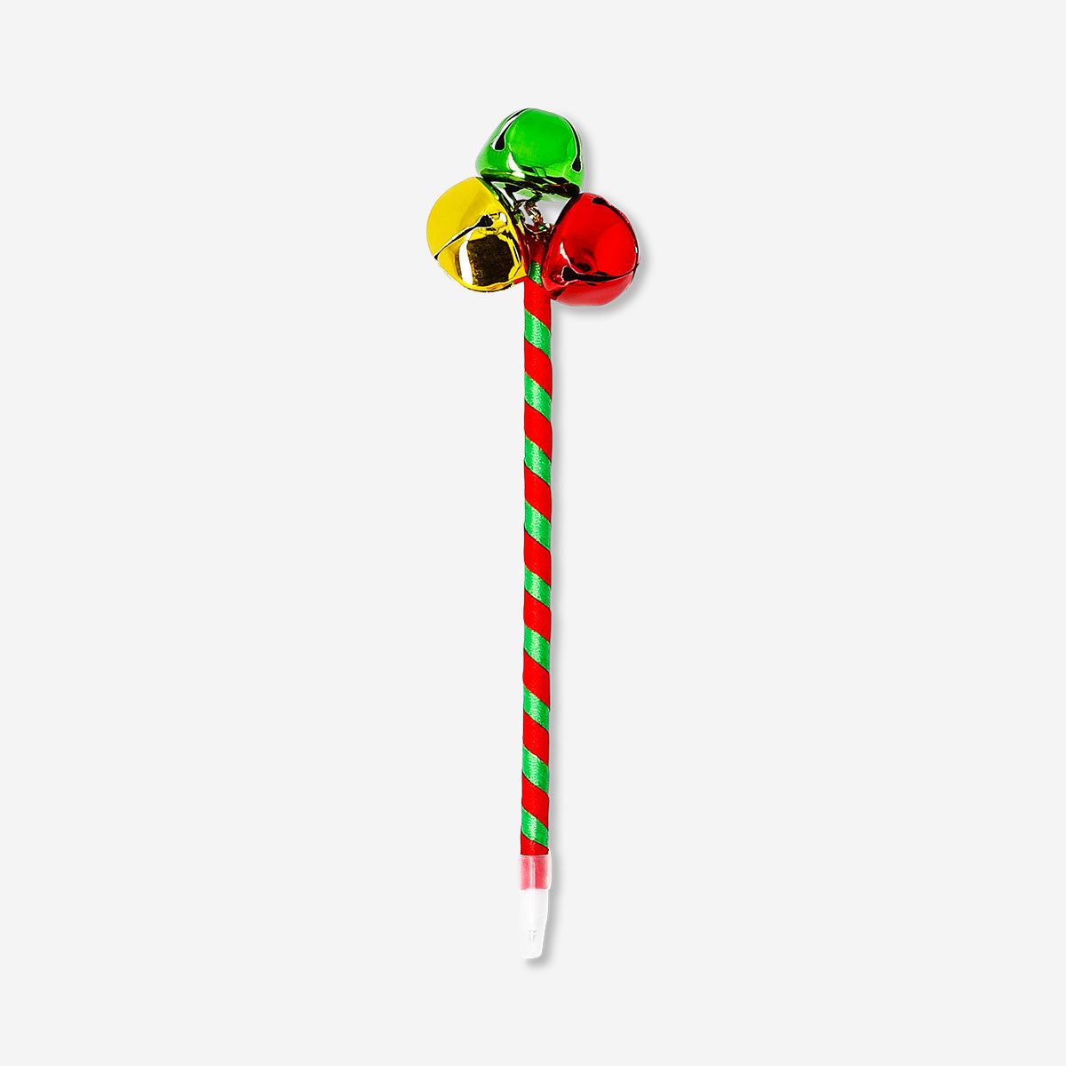 Flying Tiger Copenhagen ballpoint pen with jingle bells design, ideal for office use and festive writing occasions.