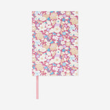 A5 bullet planner with floral fabric cover