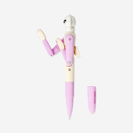 Kicking ballpoint pen - Easter bunny