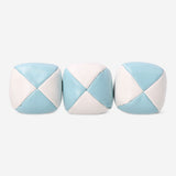 Three colorful juggling balls toy from Flying Tiger Copenhagen, ideal for casual juggling practice and entertainment.