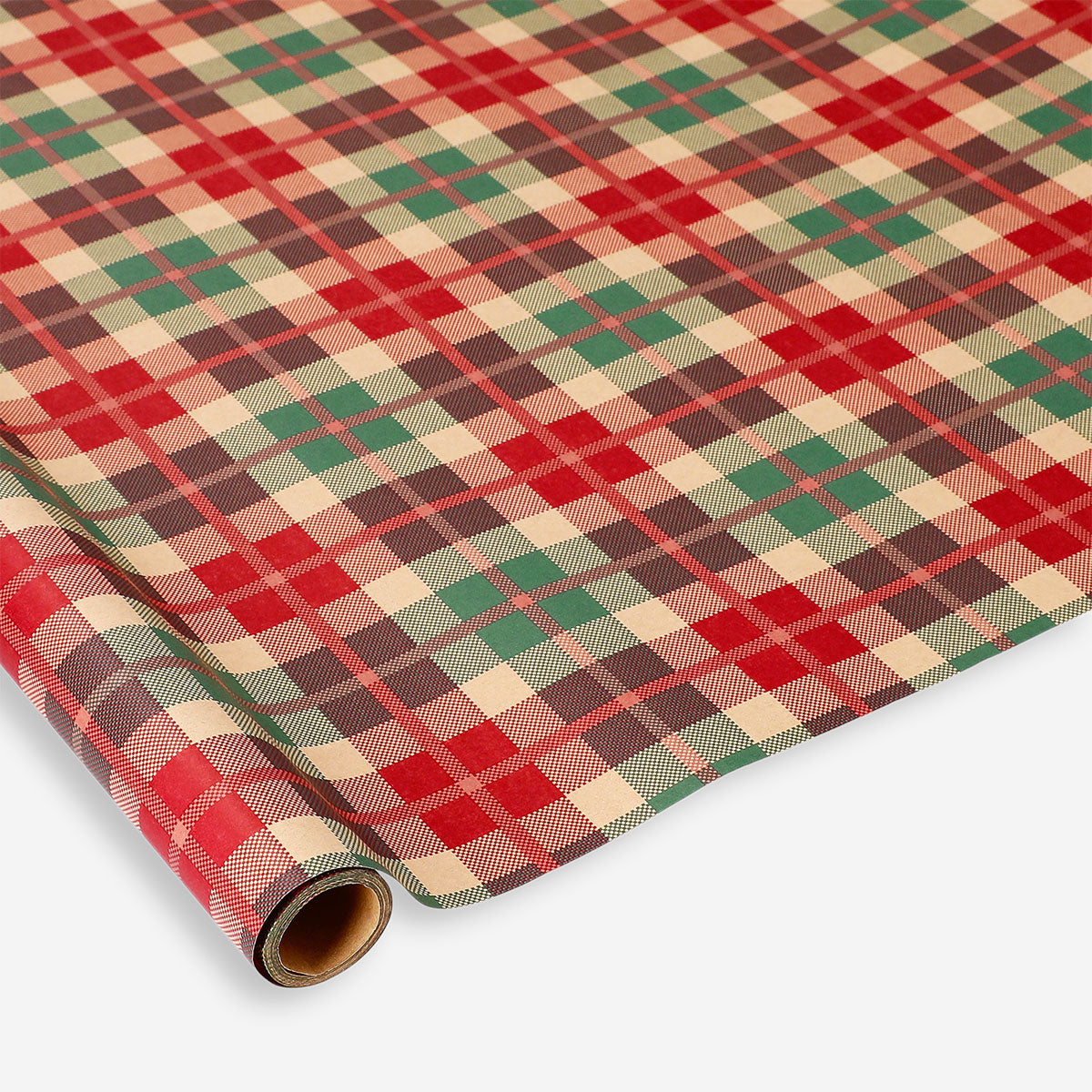 Flying Tiger Copenhagen 400 cm craft wrapping paper with checkered pattern, perfect for gift wrapping and office use.