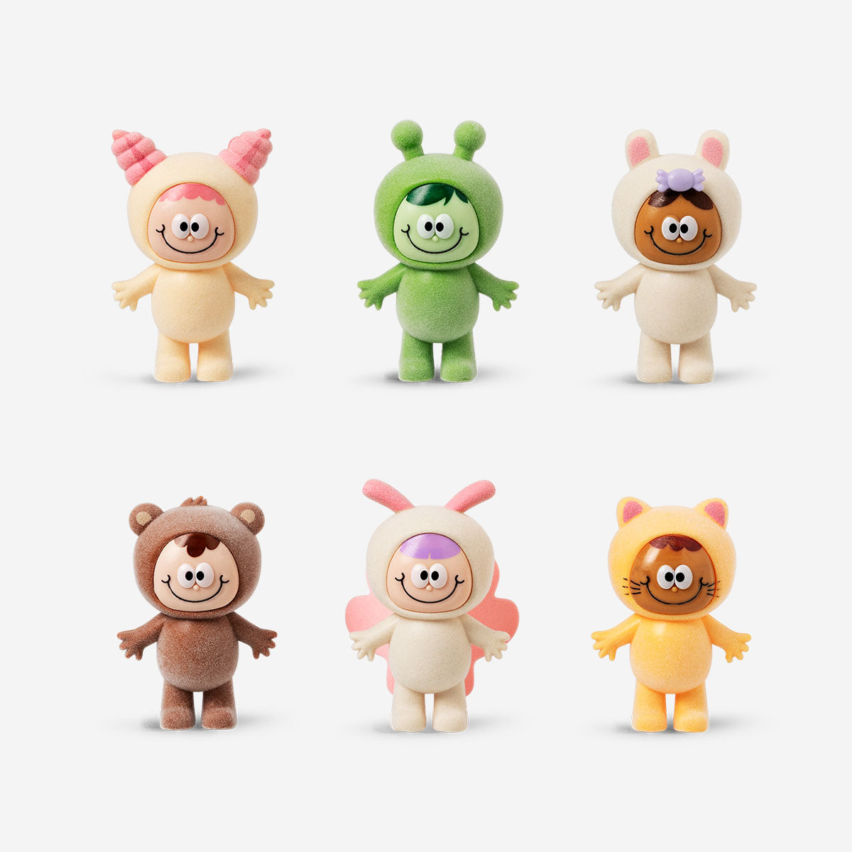 Sammelüberraschung - Tierfiguren im Flock-Look