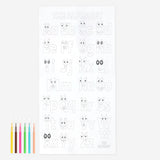 Colorful DIY alphabet poster by Flying Tiger Copenhagen featuring alphabet letters for hobby and educational craft projects.