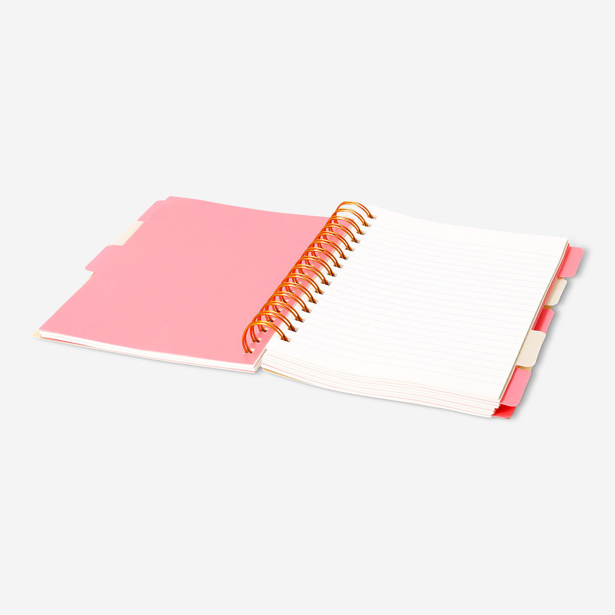 Flying Tiger Copenhagen A5 dotted office notebook with page markers for note-taking and organization.