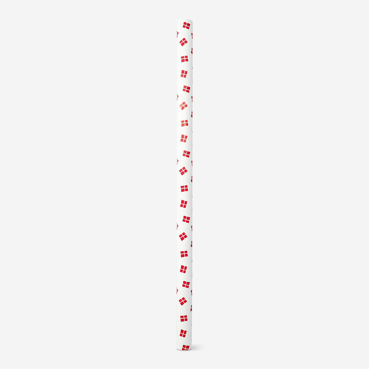 Danish flag wrapping paper, 300 cm long, designed for office use, by Flying Tiger Copenhagen, featuring red and white Scandinavian pattern.