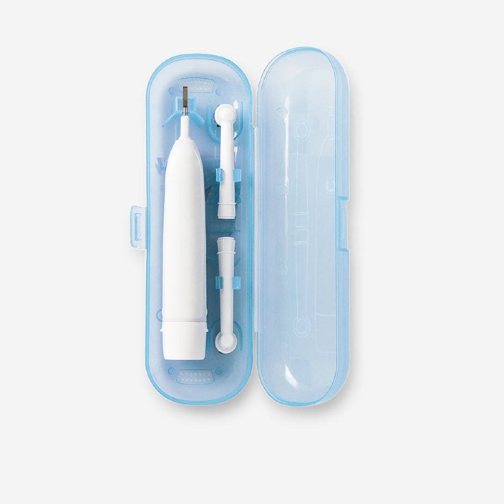 Blue Flying Tiger Copenhagen travel case for electric toothbrush, compact and protective for on-the-go dental care.