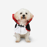 Flying Tiger Copenhagen Dracula pet costume for leisure, featuring a spooky vampire design with a cape and fangs for cats or dogs.