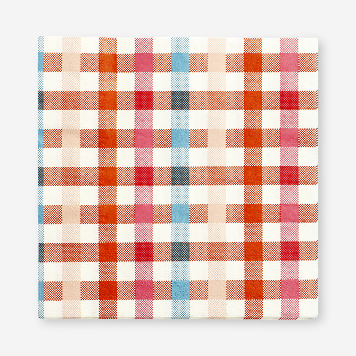 Tovaglioli da picnic a scacchi - 16 pz