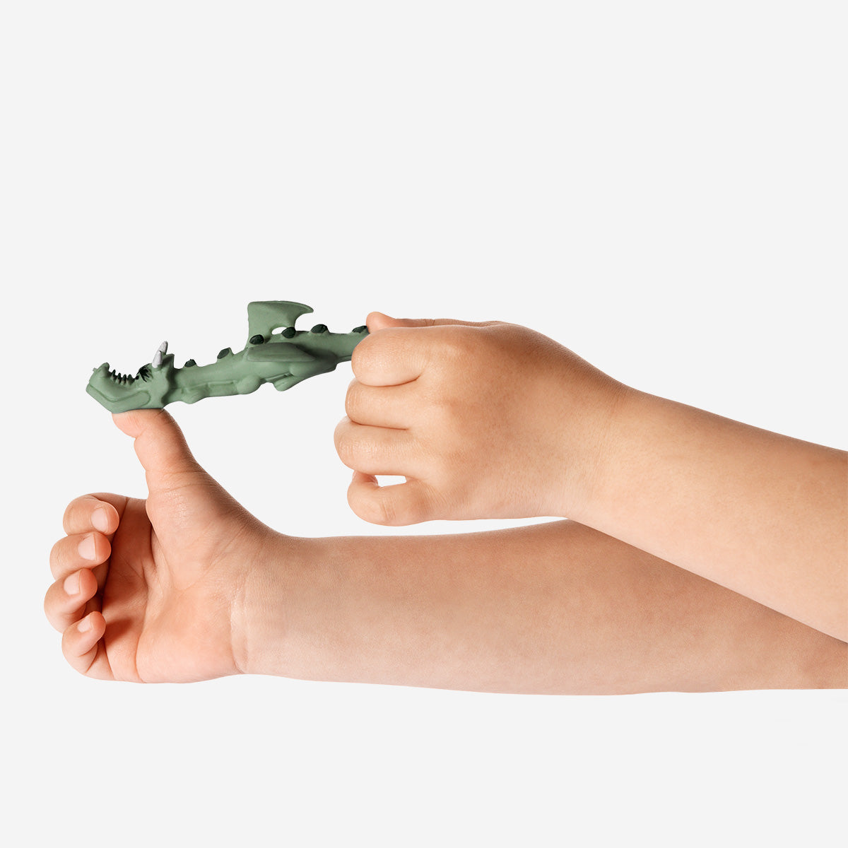 Two colorful Flying Tigers Copenhagen flying dragon toys with detailed wings and vibrant design, perfect for play and decoration.