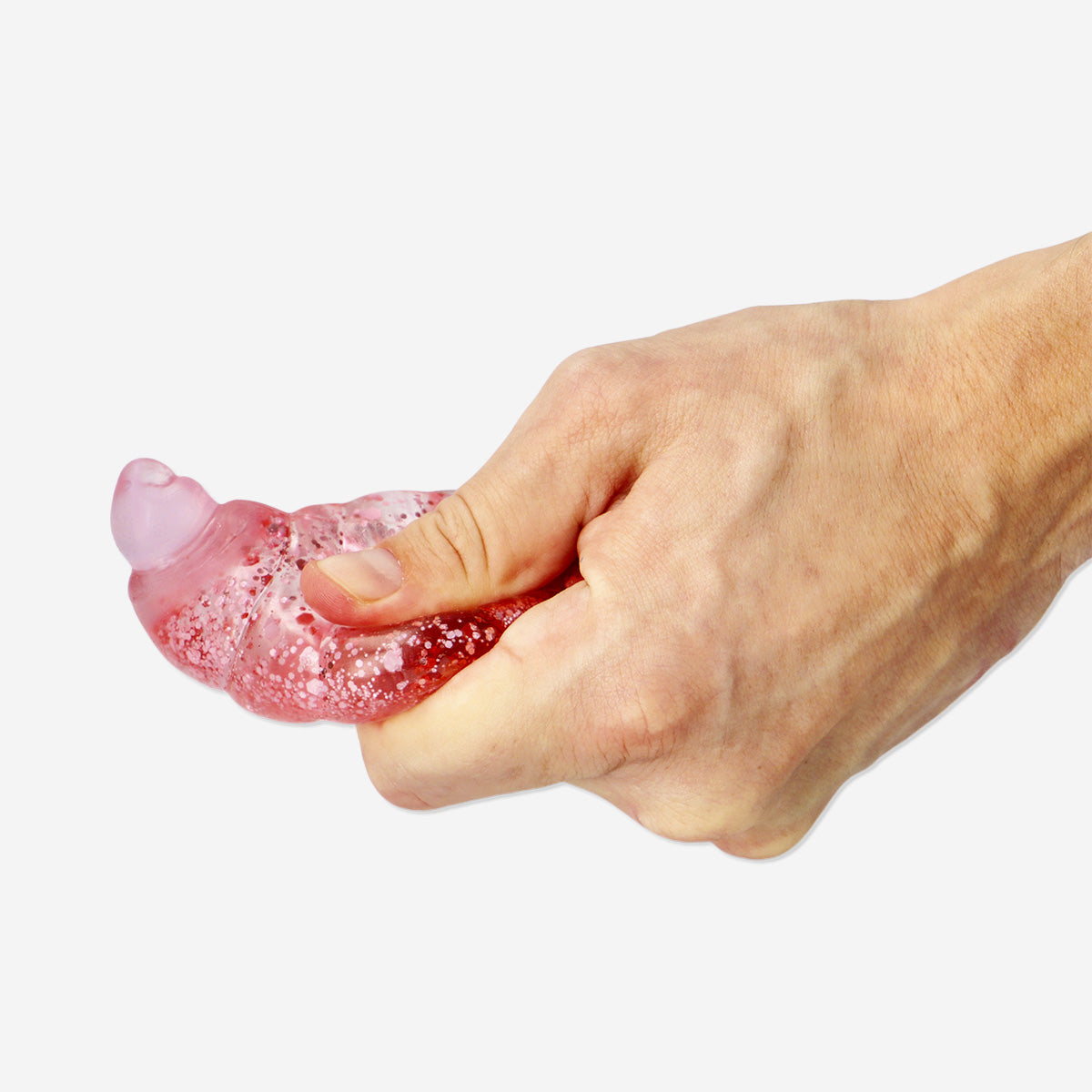 Fidget toy - Pink croissant