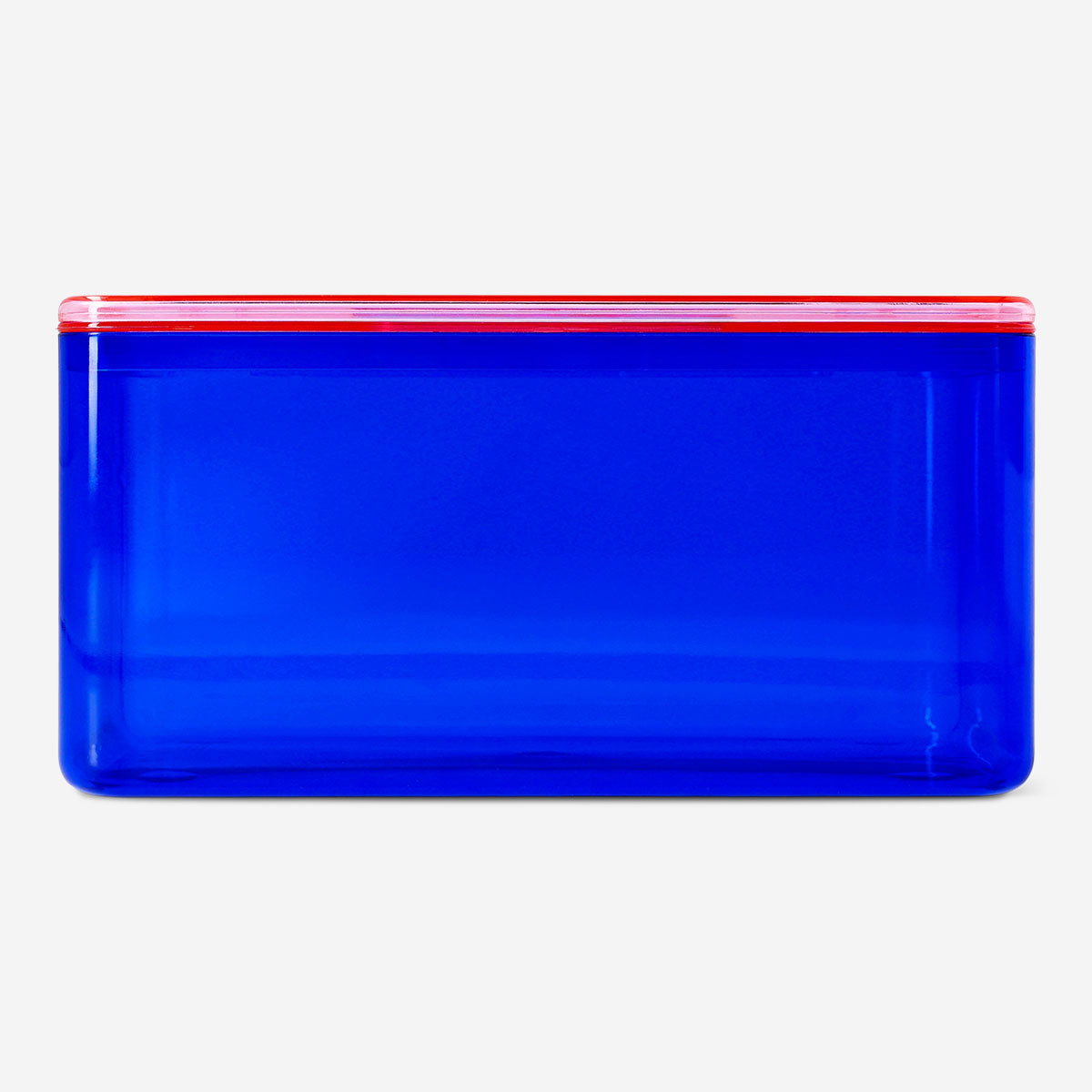 Blue Flying Tiger Copenhagen tissue box, 9x12x19 cm, designed for personal care, with a smooth surface and compact rectangular shape.