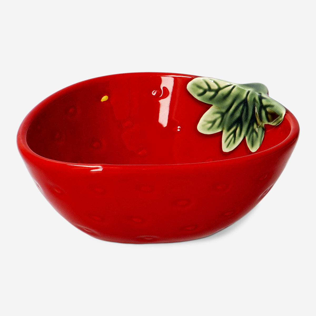 Ciotola per fragole in ceramica rossa - 14 cm