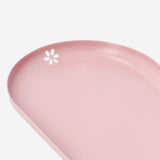 Pink metal desk tray