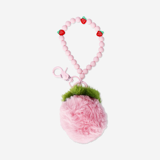 Key ring - Fluffy strawberry