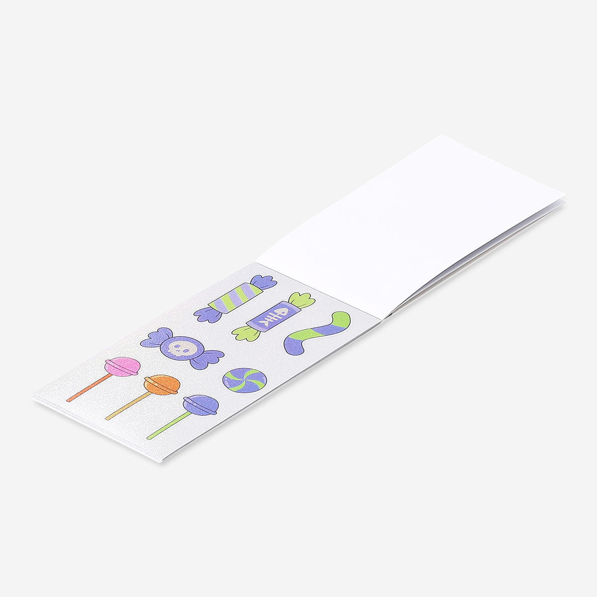 Holographic Halloween stickers from Flying Tiger Copenhagen featuring spooky designs for craft and hobby projects.