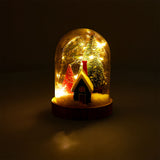 Glowing Christmas decoration, 10 cm, in a home setting, by Flying Tiger Copenhagen, featuring festive lights and holiday design
