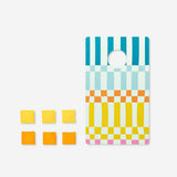 Wooden cornhole game by Flying Tiger Copenhagen with two game boards and bean bags for outdoor fun and lawn entertainment.