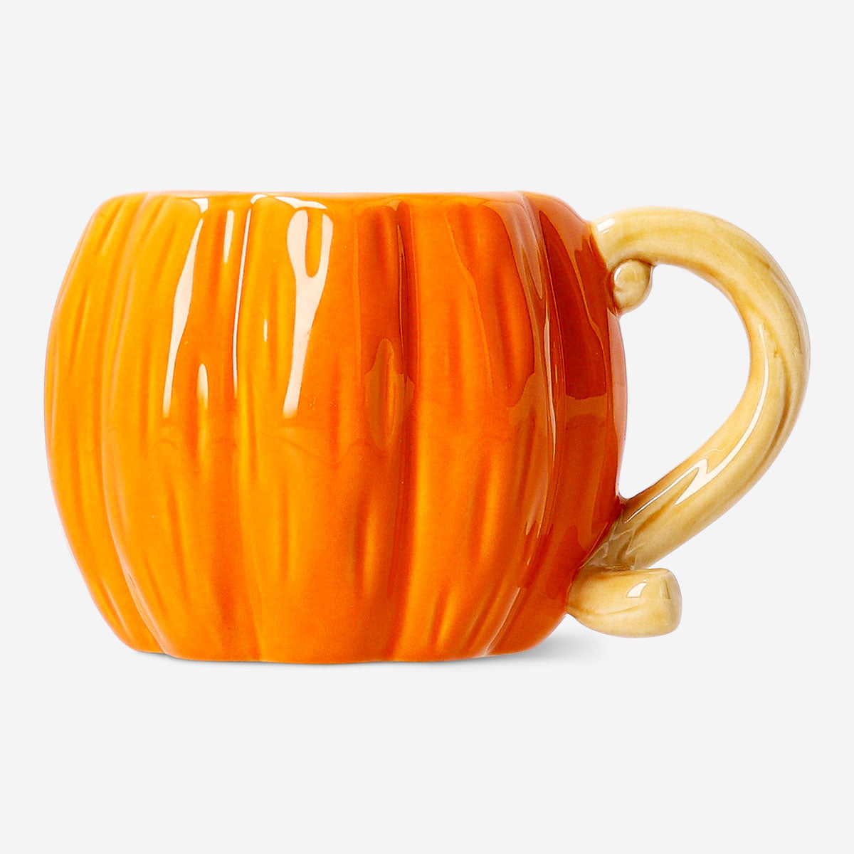 Flying Tiger Copenhagen 300ml mug with embossed sunflower design, perfect for coffee or tea in the kitchen.