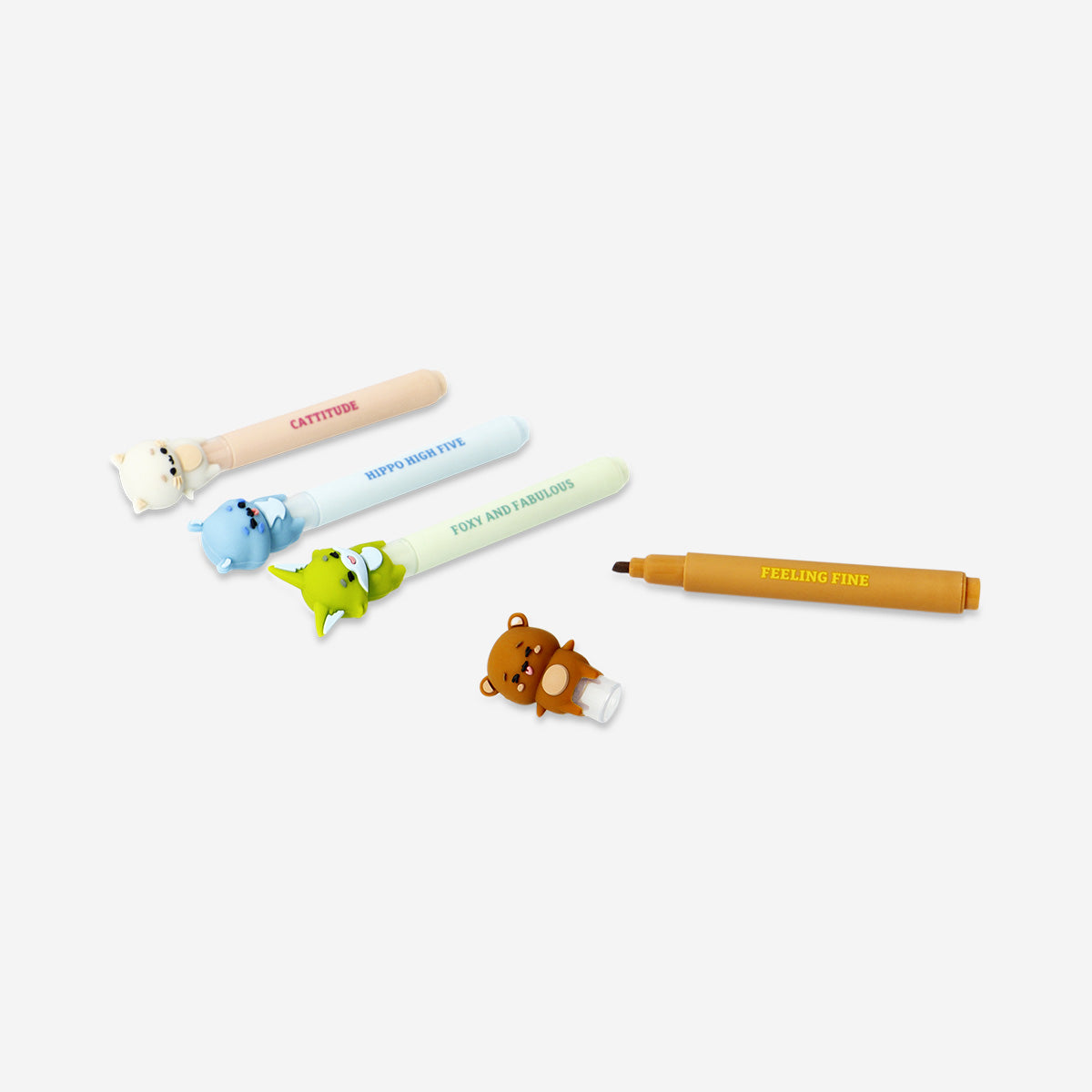 Animal highlighters - 4 pcs