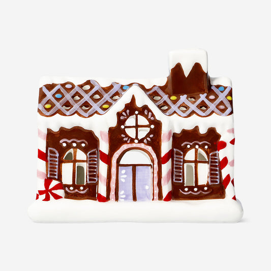 Gingerbread house tealight holder