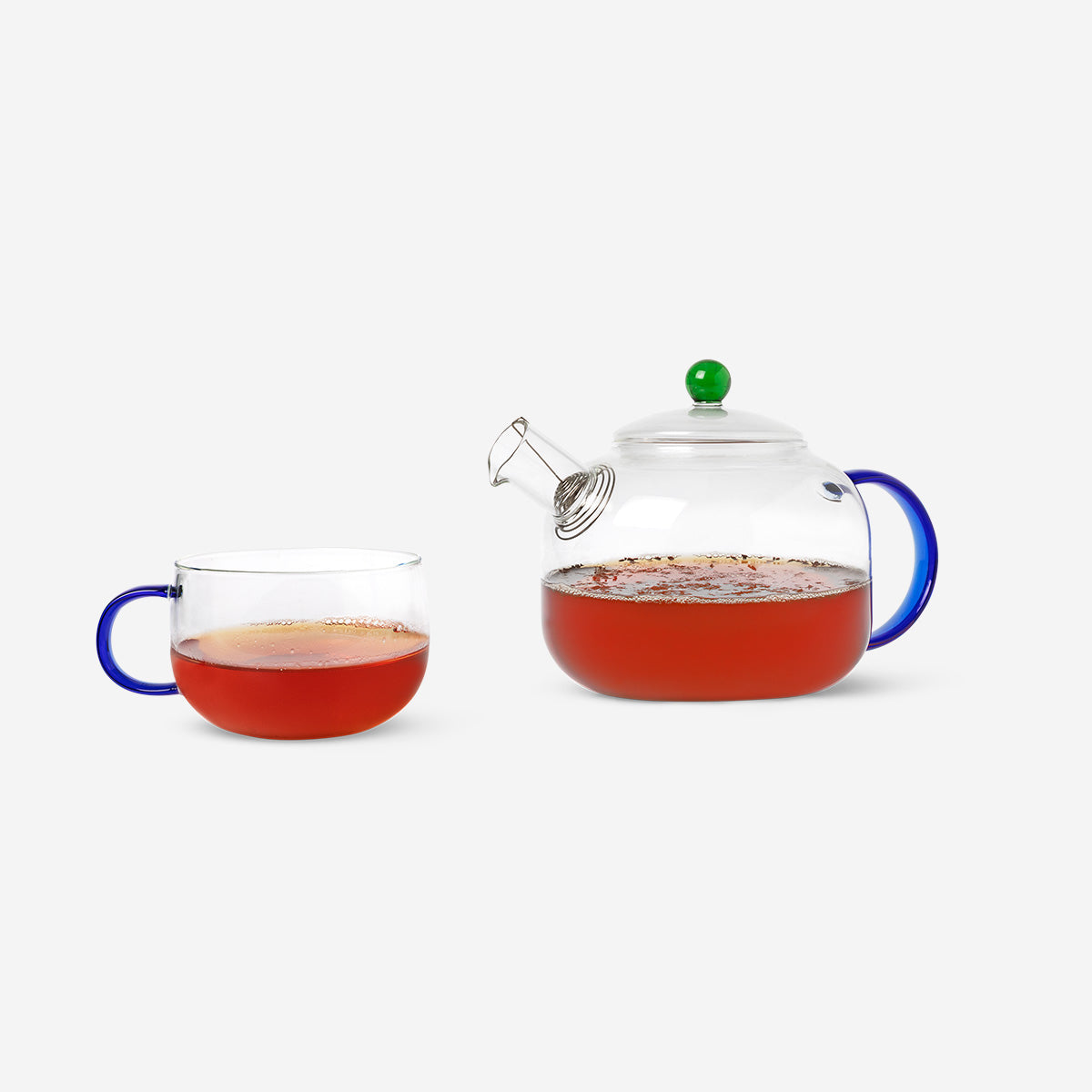 Glass Teapot 21 cm | Designer Collection for Stylish Tea Time