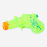 Small green Flying Tiger Copenhagen water blaster toy with a compact design and spray nozzle for outdoor fun.