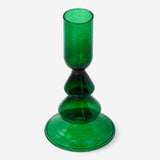 Green tree-shaped candle holder from Flying Tiger Copenhagen, 11 cm tall, ideal for home decor and cozy candle displays.