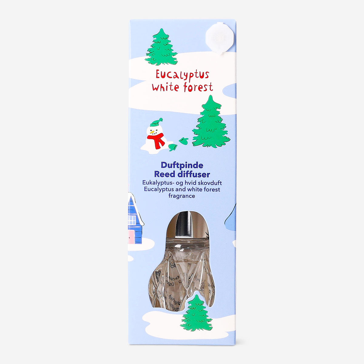 Reed diffuser with eucalyptus and white forest fragrance - 40 ml