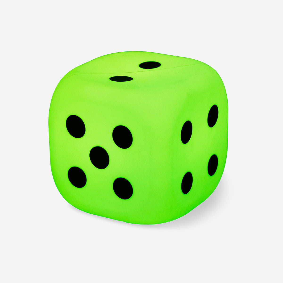 Color-changing dice gadget by Flying Tiger Copenhagen, featuring a cozy lamp design with vibrant light effects.