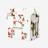 Mixed Christmas candy box with vanilla marshmallows and fruit-flavored gummies from Flying Tiger Copenhagen.