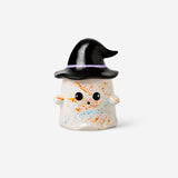DIY ghost mug with lid and paint from Flying Tiger Copenhagen, featuring a white ceramic mug decorated with ghost design.
