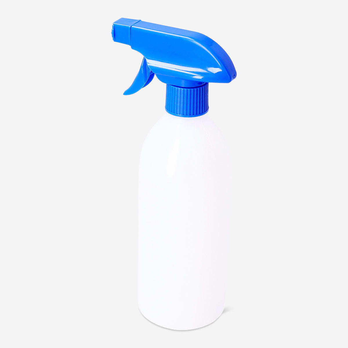 Clear 500 ml spray bottle for home use, made by Flying Tiger Copenhagen, with a transparent plastic body and spray nozzle.
