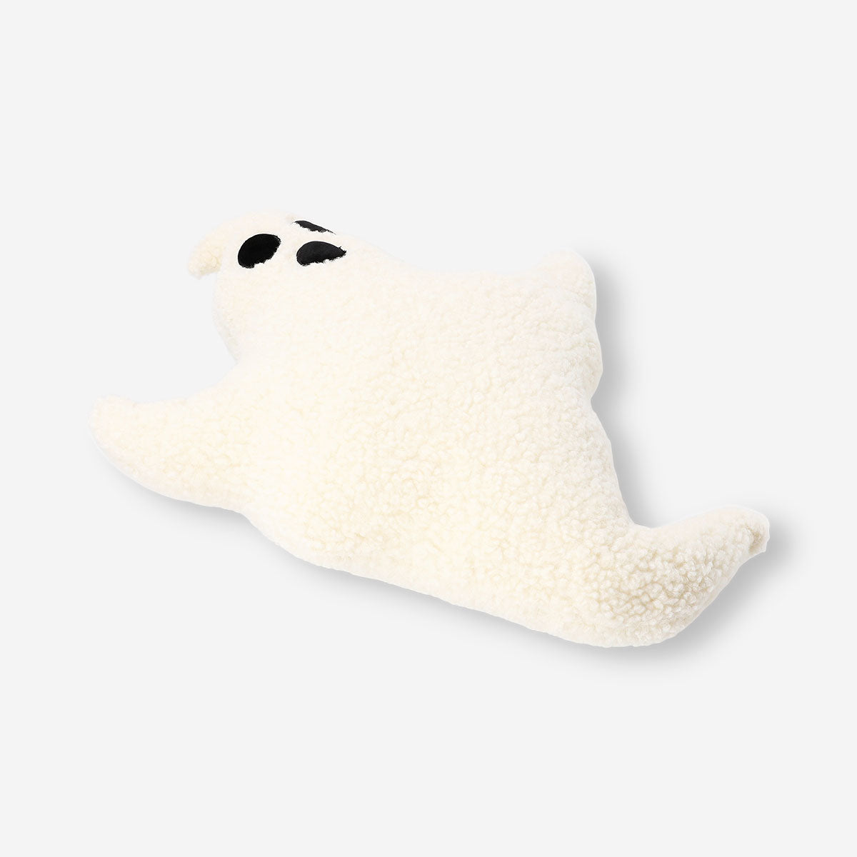 White ghost cushion from Flying Tiger Copenhagen, 47 cm plush home decor pillow with playful ghost design.