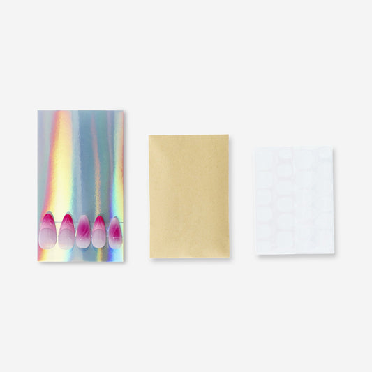 Press on nails - Pink gradient french tips