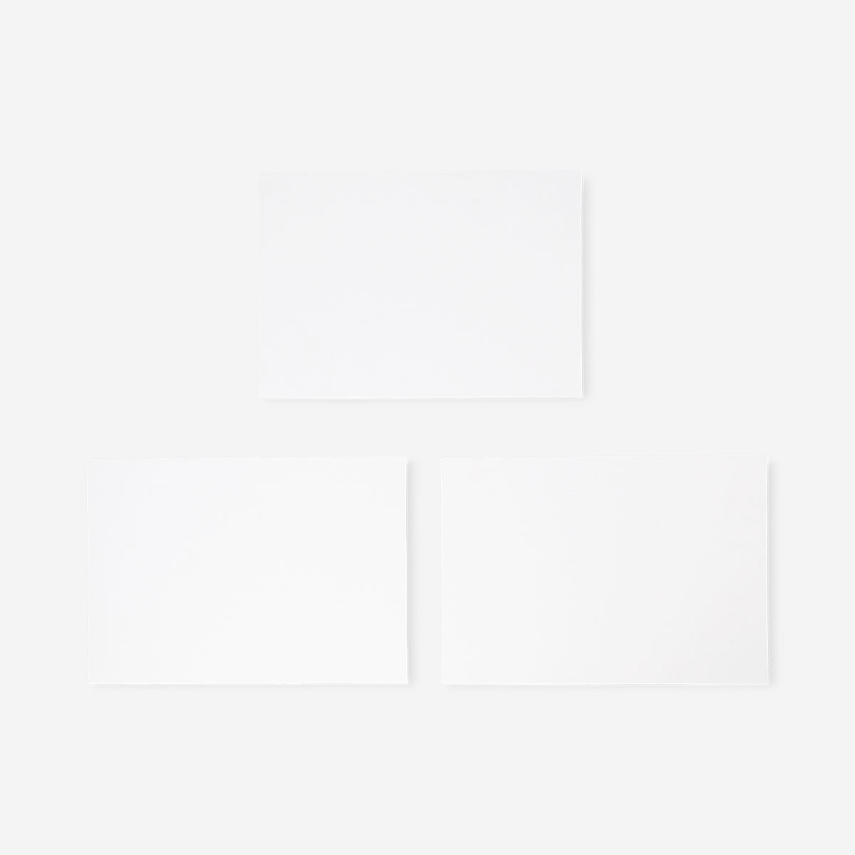 Set of three A4 thin hobby canvases by Flying Tiger Copenhagen, ideal for painting and craft projects.