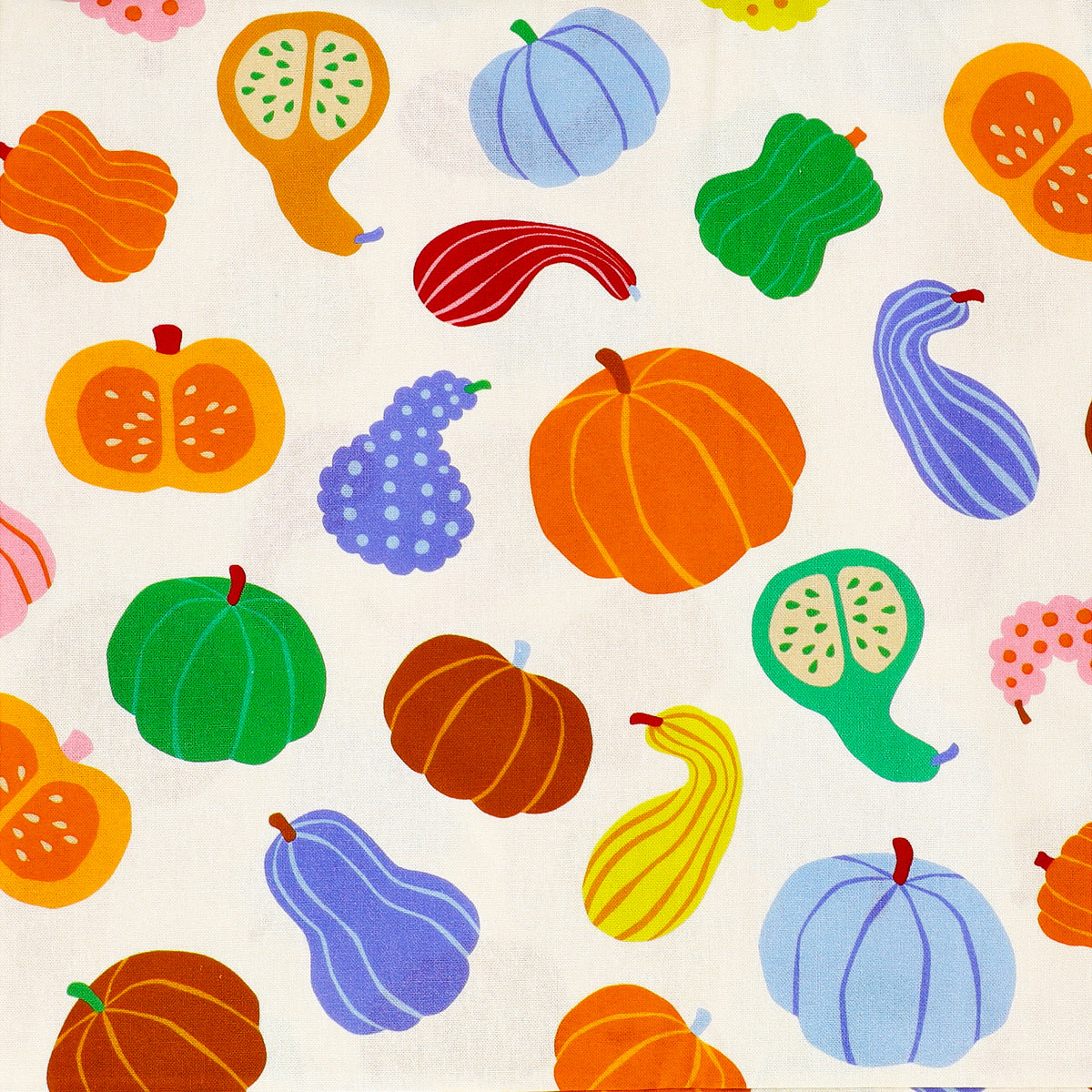 Flying Tiger Copenhagen pumpkin print tablecloth, 140x220 cm, featuring festive pumpkin design for autumn home decor.