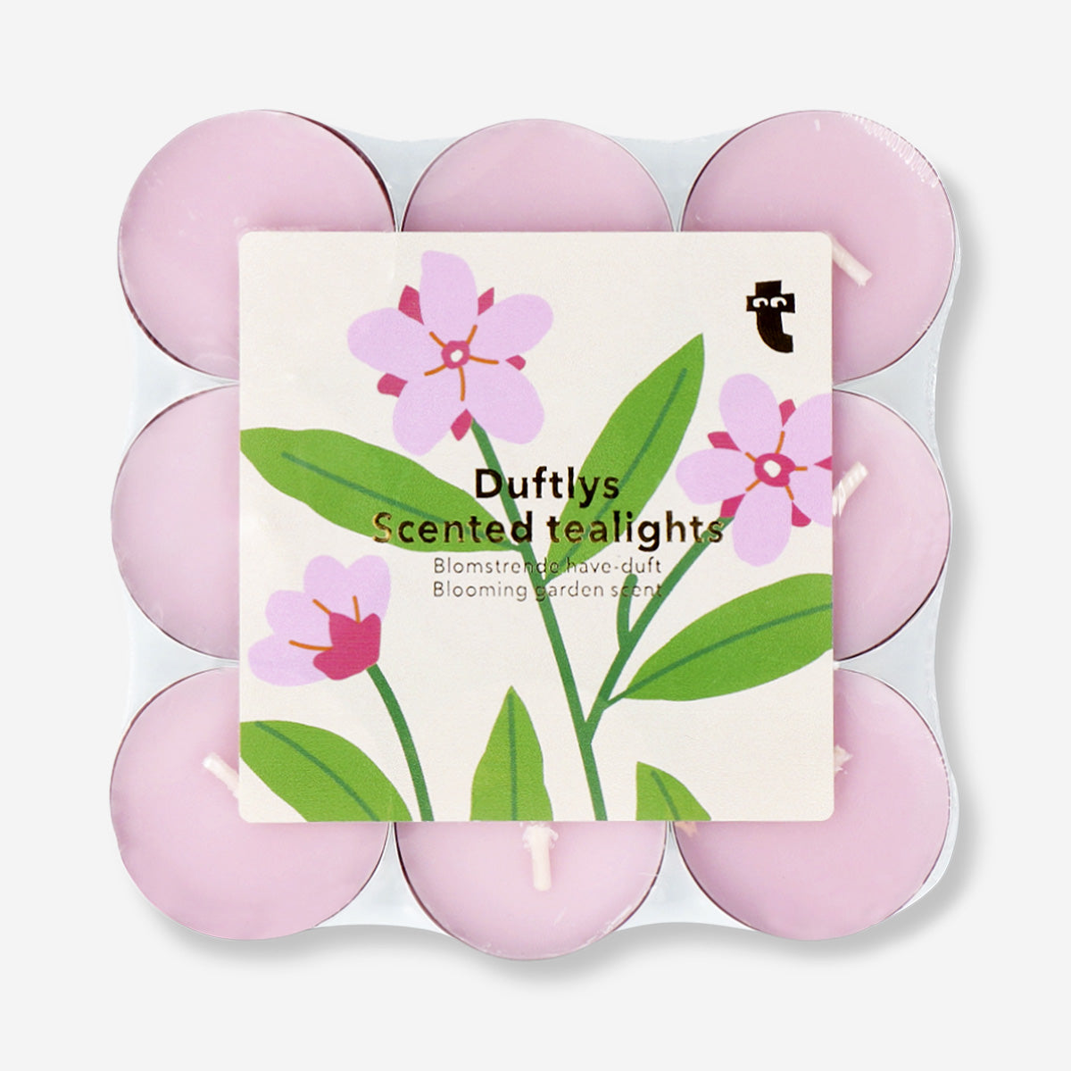 Scented tealights with blooming garden fragrance - 18 pcs