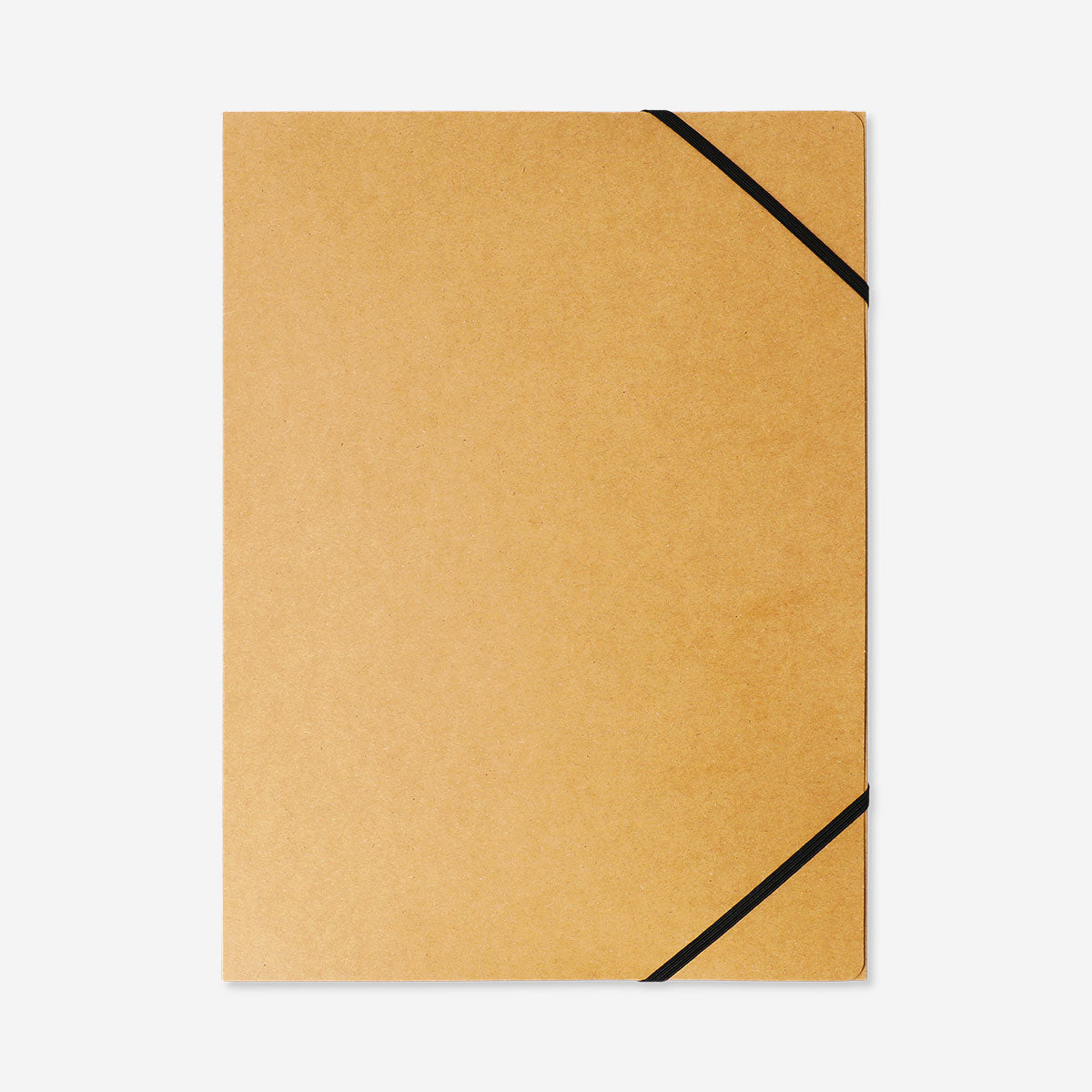 A4 craft paper document folder with elastic closure from Flying Tiger Copenhagen, designed for organizing office papers.