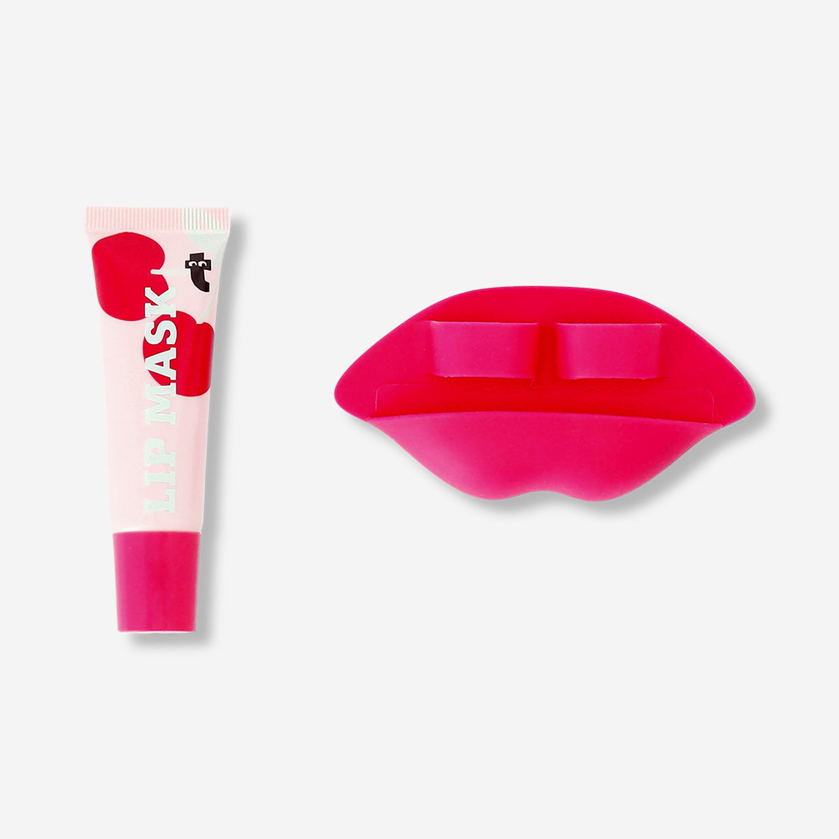 Flying Tiger Copenhagen lip care kit with cherry pie fragrance, featuring lip balm and personal care products in a compact set.