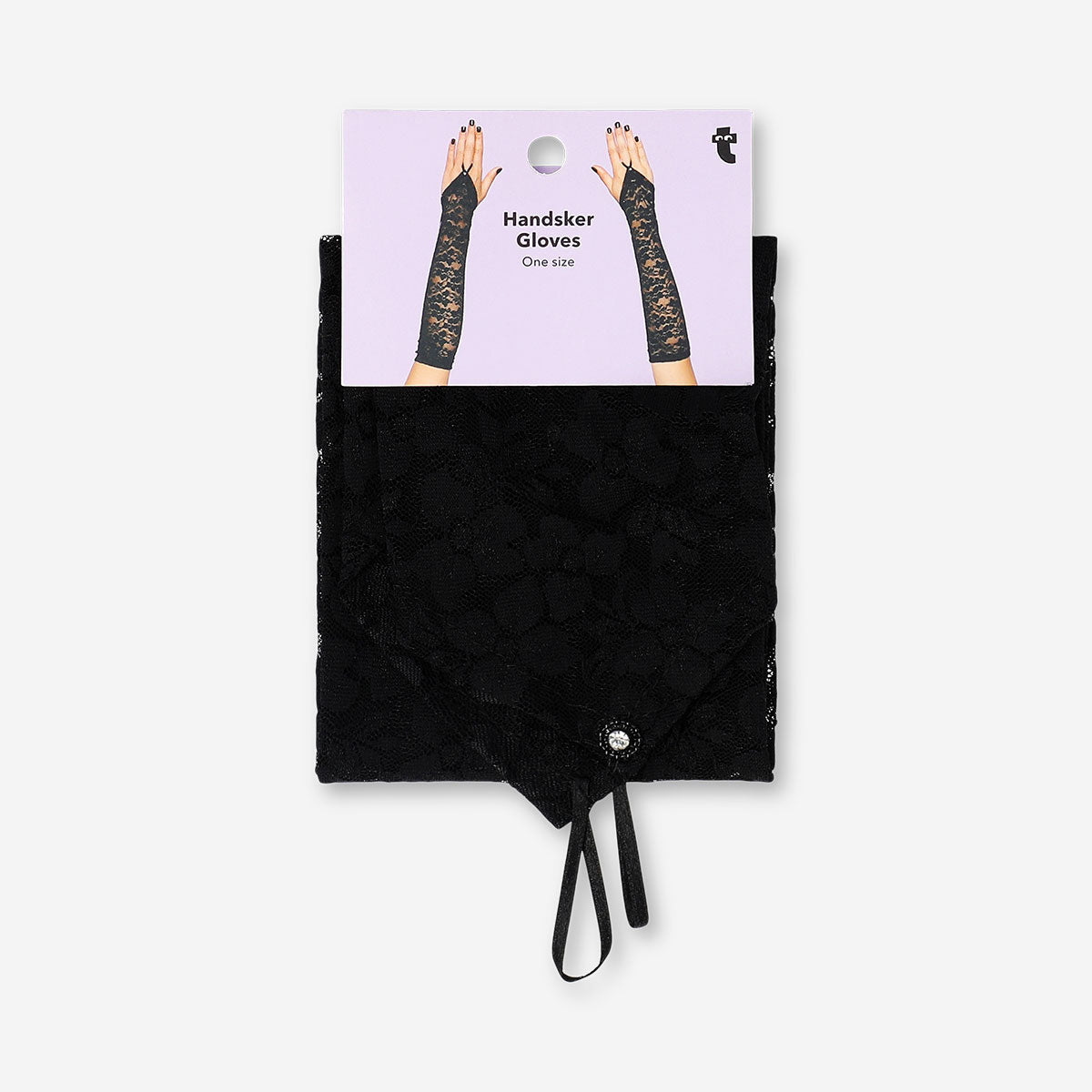 Long lace gloves in one size, lightweight textile fashion accessory from Flying Tiger Copenhagen, featuring delicate lace details.